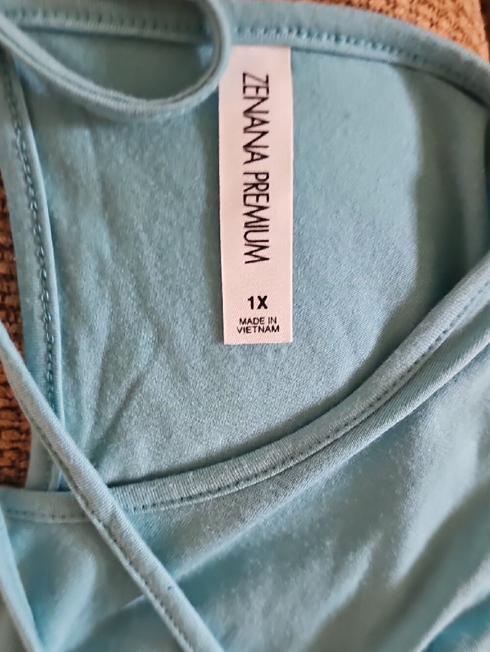 Zenana Outfitters Teal Wide-Leg Drawstring Jumpsuit - Picture 4 of 4